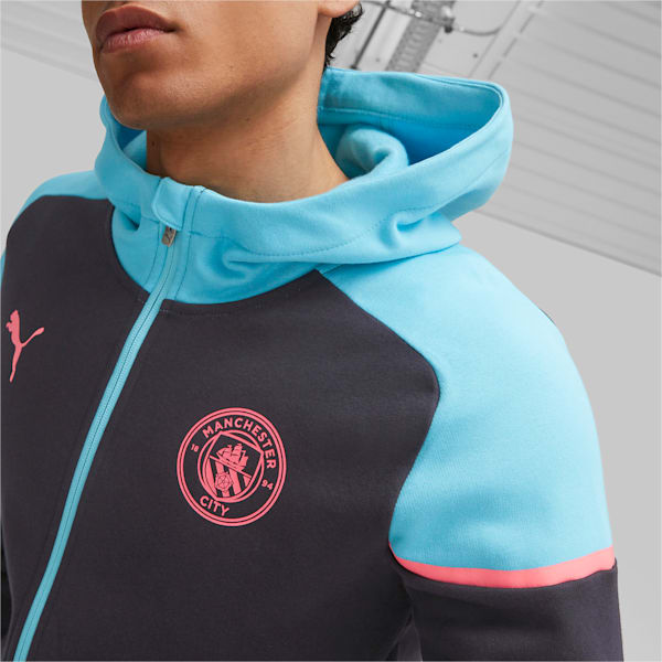 メンズ マンチェスター シティFC フーデッド ジャケット, Dark Navy-Hero Blue, extralarge-JPN