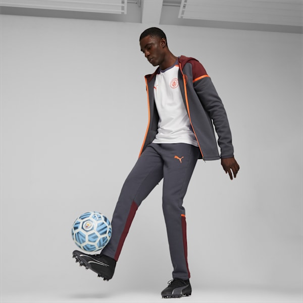 Manchester City Football Casuals Hooded Jacket, Strong Gray-Aubergine, extralarge-GBR