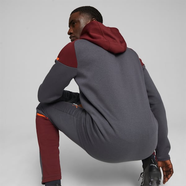 Manchester City Football Casuals Hooded Jacket, Strong Gray-Aubergine, extralarge-GBR