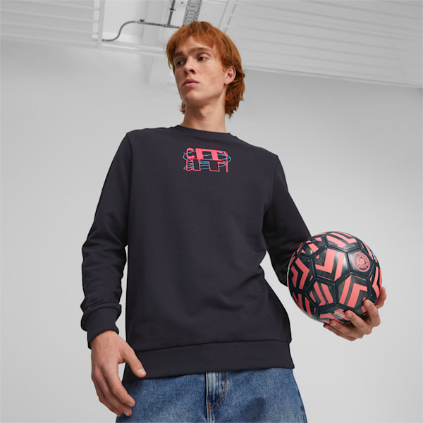 Manchester City FtblCore Men's Football Sweatshirt, Dark Navy-Hero Blue, extralarge-IND