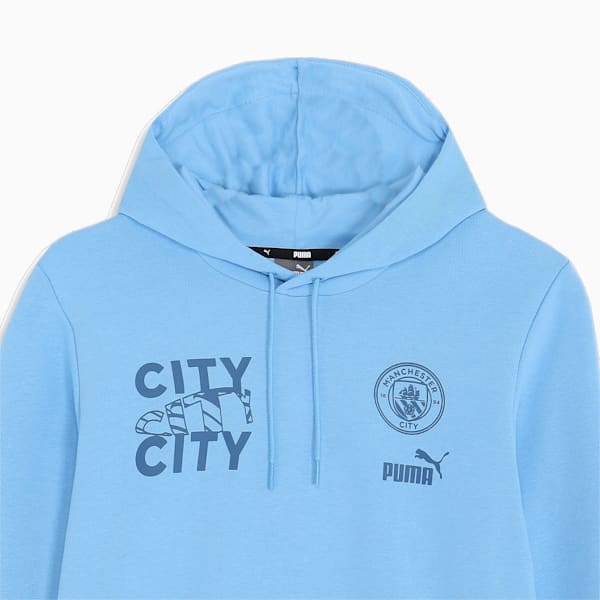 メンズ マンチェスター シティFC FTBLCORE グラフィック フーディー, Team Light Blue-PUMA White, extralarge-JPN