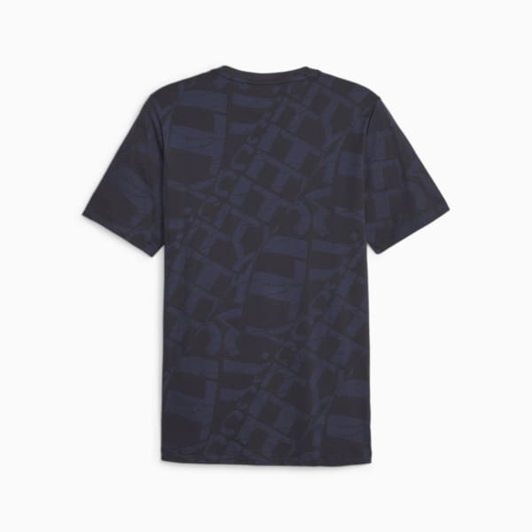 メンズ マンチェスター シティFC FTBLCORE AOP Tシャツ, Dark Navy-Hero Blue, extralarge-JPN
