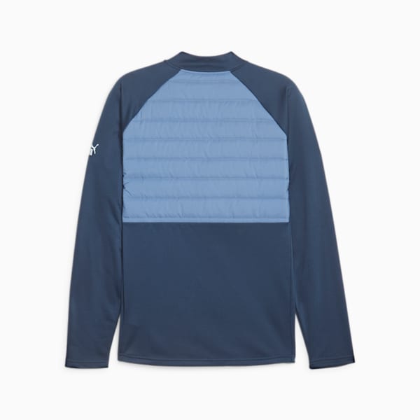 メンズ マンチェスター シティFC FTBLCULTURE 1/4 ジップトップ, Marine Blue-Dark Navy, extralarge-JPN