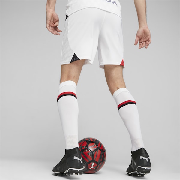 AC Milan Football Shorts, PUMA White-Feather Gray, extralarge-GBR
