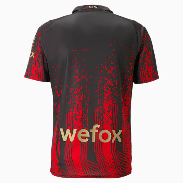 A.C. MILAN x KOCHÉ Soccer Jersey, Fiery Red-PUMA Black