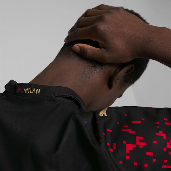 A.C. MILAN x KOCHÉ Soccer Jersey, Fiery Red-PUMA Black