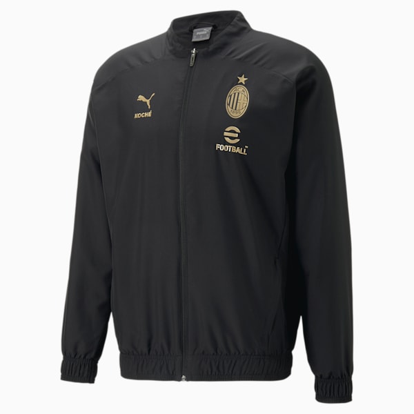 A.C. MILAN x KOCHÉ Men's Soccer Jacket , PUMA Black-Puma Team Gold