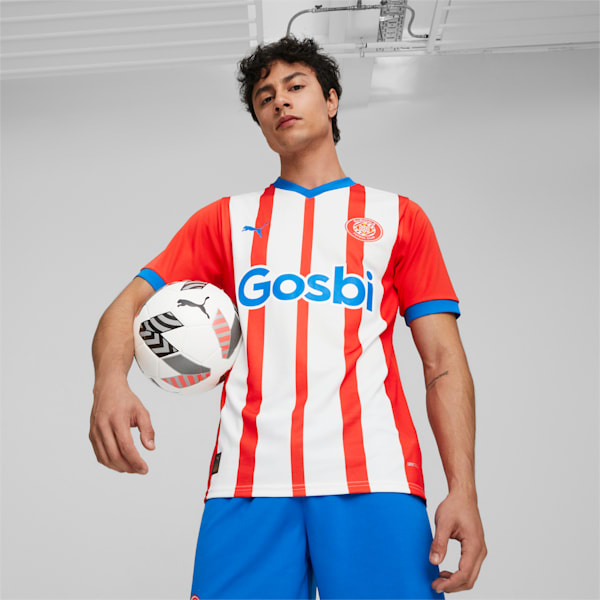 Girona FC Football 23/24 Home Jersey, Puma Red-PUMA White