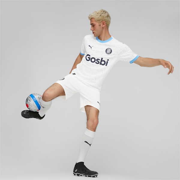 Girona FC Football 23/24 Away Jersey, PUMA White-Team Light Blue, extralarge-GBR