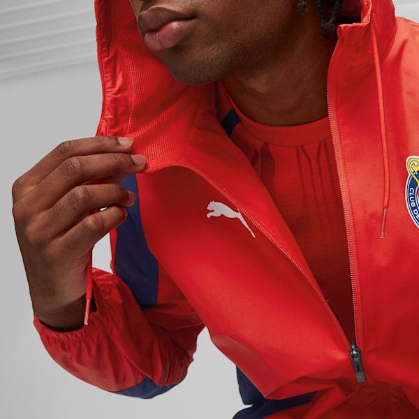 Chamarra Hombre Chivas Prematch, PUMA Red-PUMA Navy, extralarge