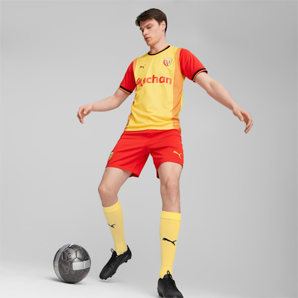 RC Lens 23/24 Home Jersey Men, Pelé Yellow-PUMA Red, extralarge-GBR
