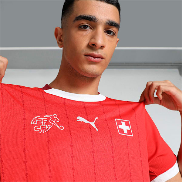 Switzerland 2024 Men's Football Home Jersey, PUMA Red-Team Regal Red, extralarge-IND