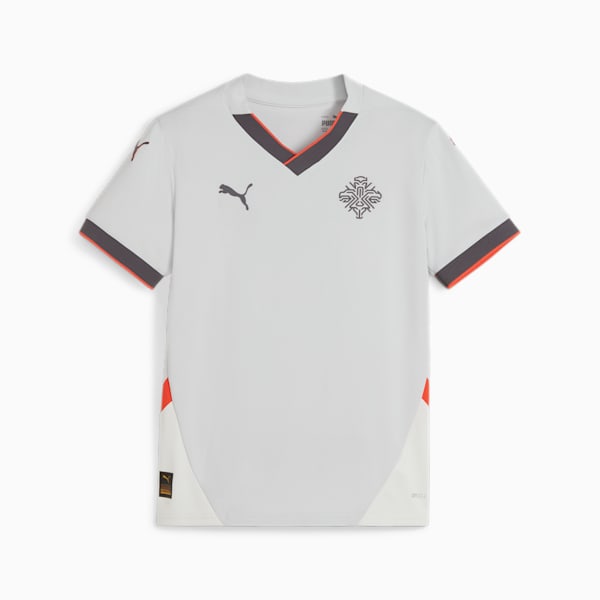 Iceland 2024 Away Jersey Youth, Ash Gray-Warm Earth, extralarge