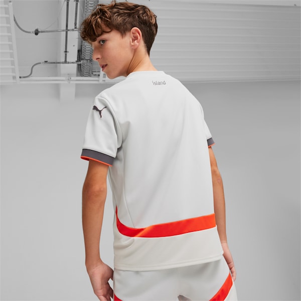 Iceland 2024 Away Jersey Youth, Ash Gray-Warm Earth, extralarge