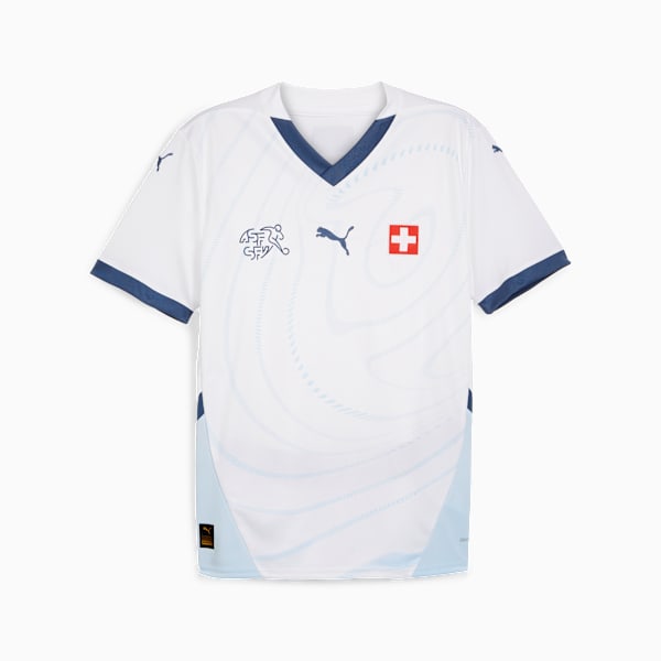 Switzerland 2024 Away Jersey Men, PUMA White-Icy Blue, extralarge