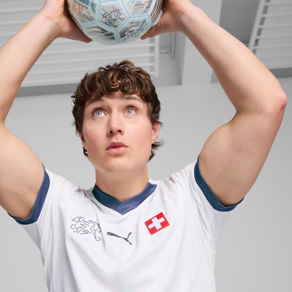 Switzerland 2024 Away Jersey Men, PUMA White-Icy Blue, extralarge
