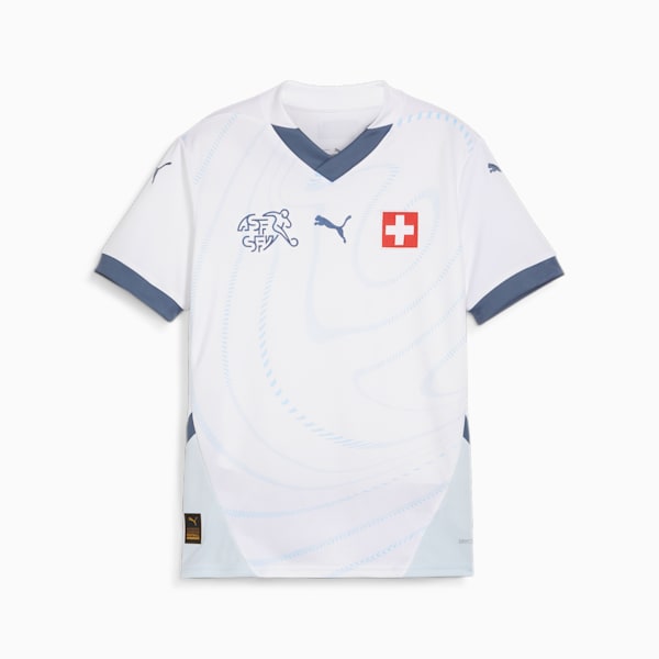 Switzerland 2024 Away Jersey Youth, PUMA White-Icy Blue, extralarge