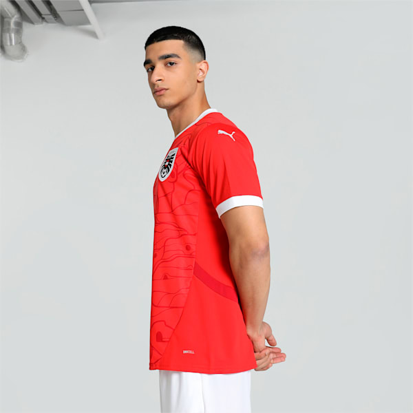 Austria 2024 Men's Home Football Jersey, PUMA Red-Chili Pepper, extralarge-IND