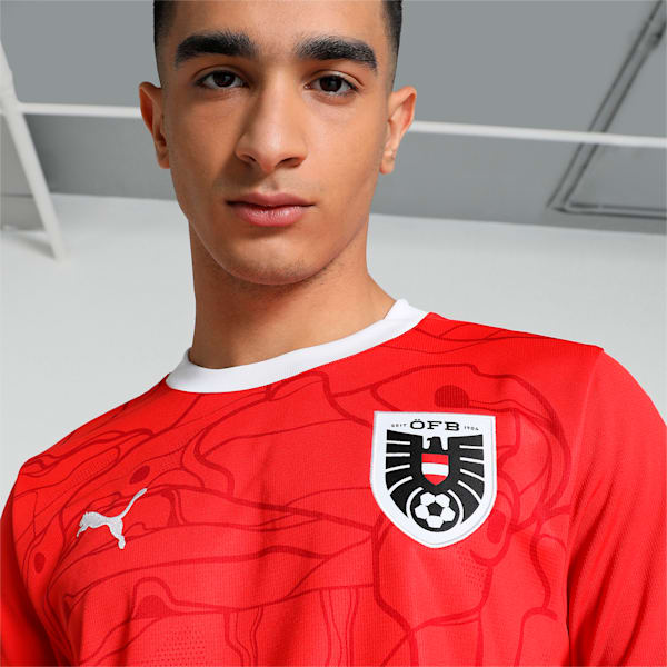 Austria 2024 Men's Home Football Jersey, PUMA Red-Chili Pepper, extralarge-IND