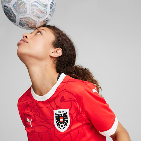 Austria 2024 Home Jersey Women, PUMA Red-Chili Pepper, extralarge