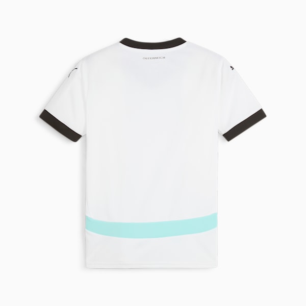 Austria 2024 Away Jersey Youth, PUMA White-Electric Peppermint, extralarge