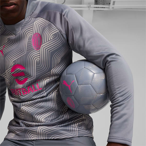 Sudadera prepartido del AC Milan para hombre, Gray Tile-Ravish, extralarge