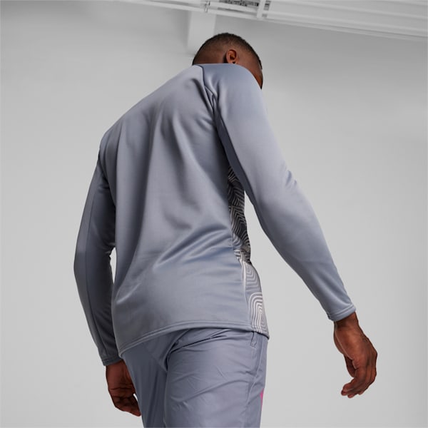 Sudadera prepartido del AC Milan para hombre, Gray Tile-Ravish, extralarge