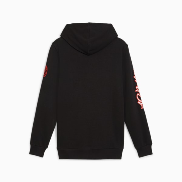 AC Milan Ftblicons Men's Hoodie, PUMA Black, extralarge