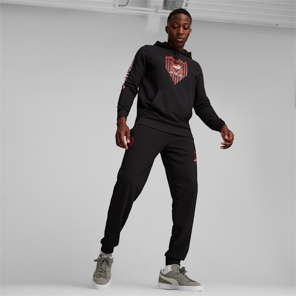 AC Milan Ftblicons Men's Hoodie, PUMA Black, extralarge