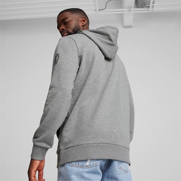 AC Milan Ftblicons Men's Hoodie, Medium Gray Heather, extralarge