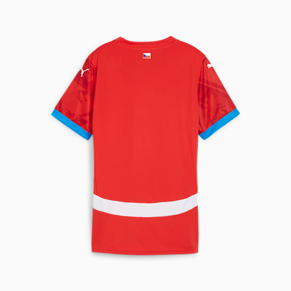 Czech Republic Football 2024 Women's Home Jersey, For All Time Red-Fast Red, extralarge