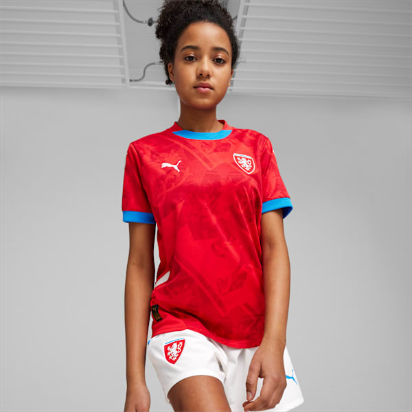 Czech Republic 2024 Home Jersey Youth, For All Time Red-Fast Red, extralarge-GBR