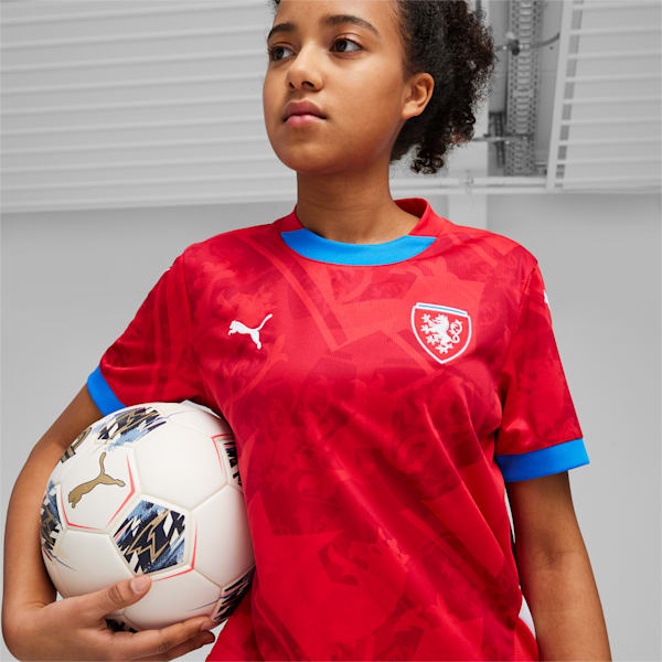 Czech Republic 2024 Home Jersey Youth, For All Time Red-Fast Red, extralarge