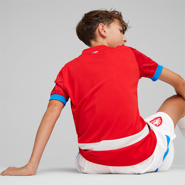 Czech Republic 2024 Home Jersey Youth, For All Time Red-Fast Red, extralarge