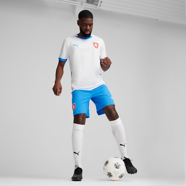 Czech Republic 2024 Away Jersey Men, PUMA White-Ignite Blue, extralarge-GBR