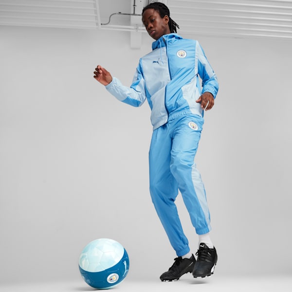 Manchester City Pre-Match Men's Jacket, Regal Blue-Silver Sky, extralarge