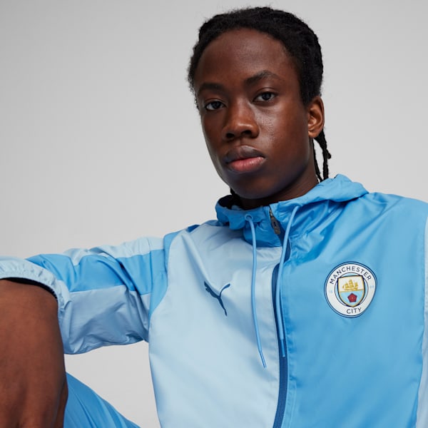 Manchester City Pre-Match Men's Jacket, Regal Blue-Silver Sky, extralarge