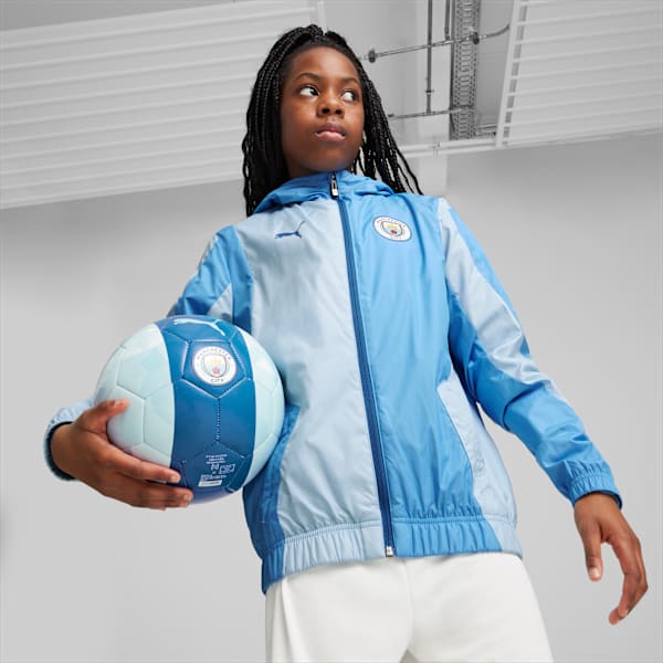 Manchester City Youth Pre-match Jacket, Regal Blue-Silver Sky, extralarge-GBR