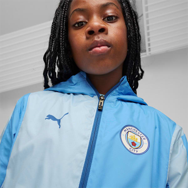 Manchester City Youth Pre-match Jacket, Regal Blue-Silver Sky, extralarge-GBR
