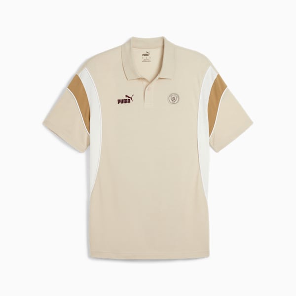 Manchester City FtblArchive Men's Polo, Granola-Frosted Ivory, extralarge