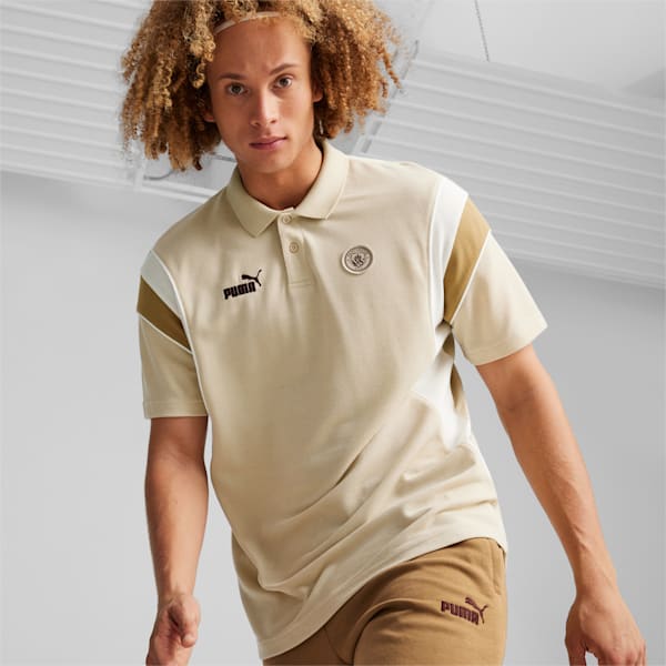 Playera para hombre Manchester City FtblArchive, Granola-Frosted Ivory, extralarge