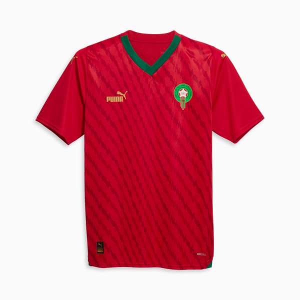 FRMF WWC Men's Home Replica Jersey, PUMA Red-Power Green, extralarge