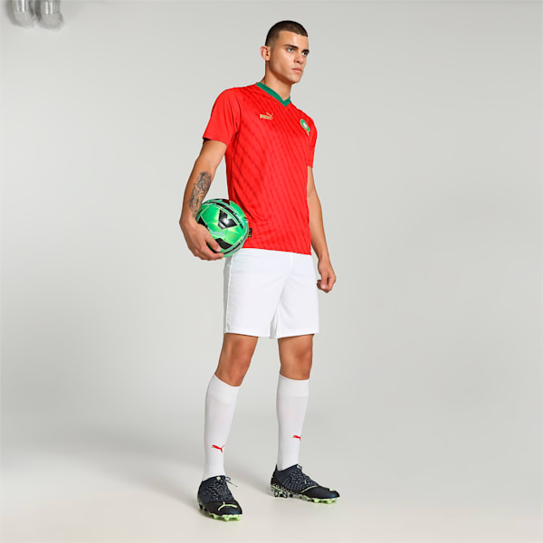 FRMF Women's World Cup Men's Football Home Jersey, PUMA Red-Power Green, extralarge-IND