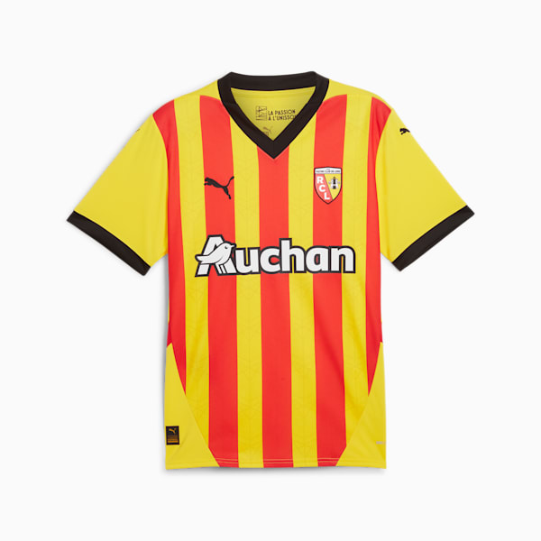 RC Lens 24/25 Home Jersey Men, Pelé Yellow-PUMA Red, extralarge