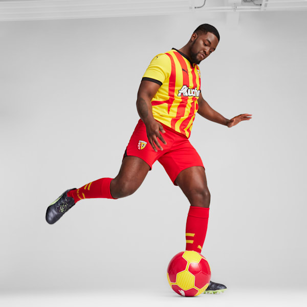 RC Lens 24/25 Home Jersey Men, Pelé Yellow-PUMA Red, extralarge