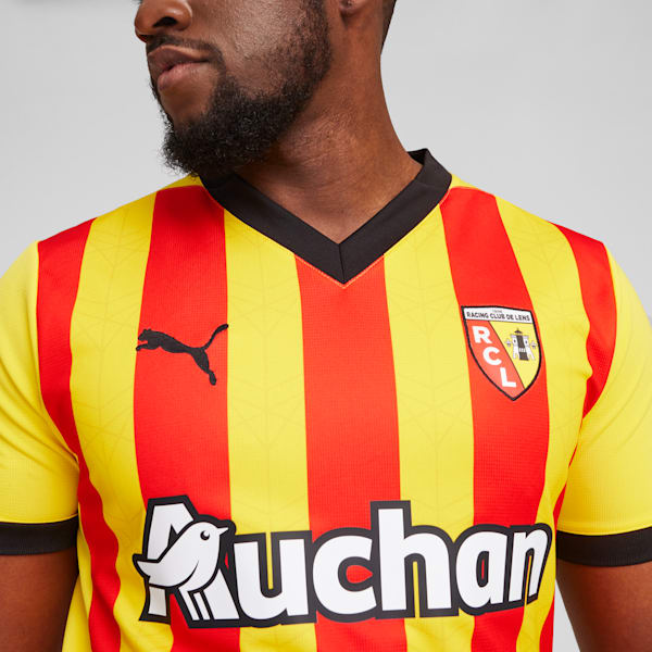RC Lens 24/25 Home Jersey Men, Pelé Yellow-PUMA Red, extralarge