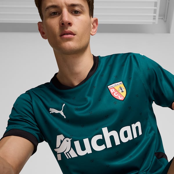 RC Lens 24/25 Away Jersey Men, Varsity Green-PUMA Black, extralarge