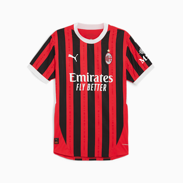 AC Milan 24/25 Authentic Home&nbsp;Men's Soccer Jersey, For All Time Red-PUMA Black, extralarge