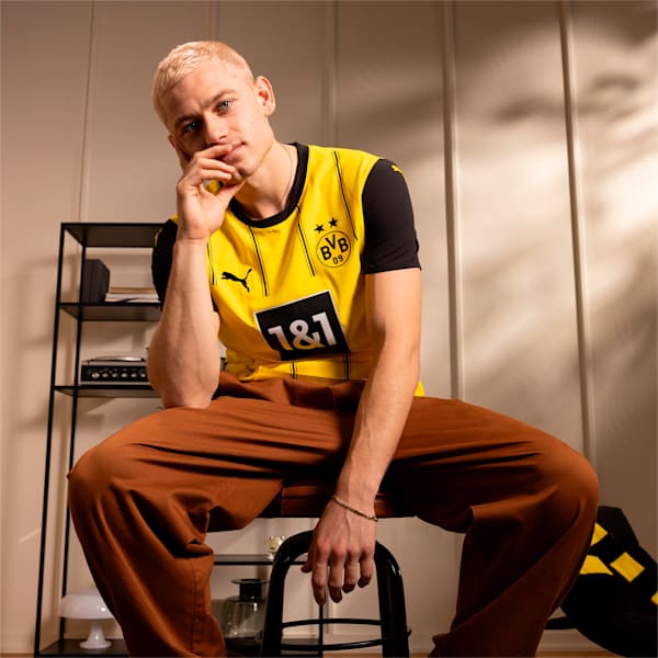 Jersey Infantil Borussia Dortmund 24/25 Replica Home, Faster Yellow-PUMA Black, extralarge
