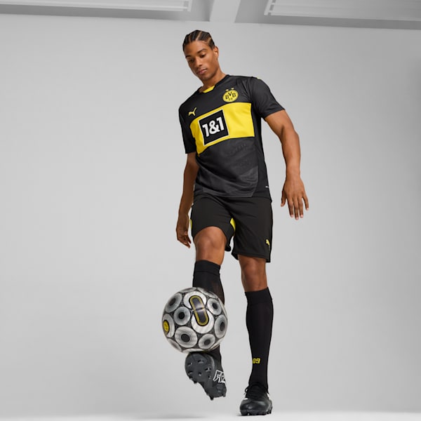 メンズ ドルトムント 2024-25 アウェイ レプリカ 半袖 ユニフォーム, PUMA Black-Faster Yellow, extralarge-JPN